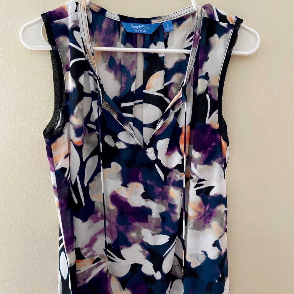 Simply Vera Floral Blouse Size S
